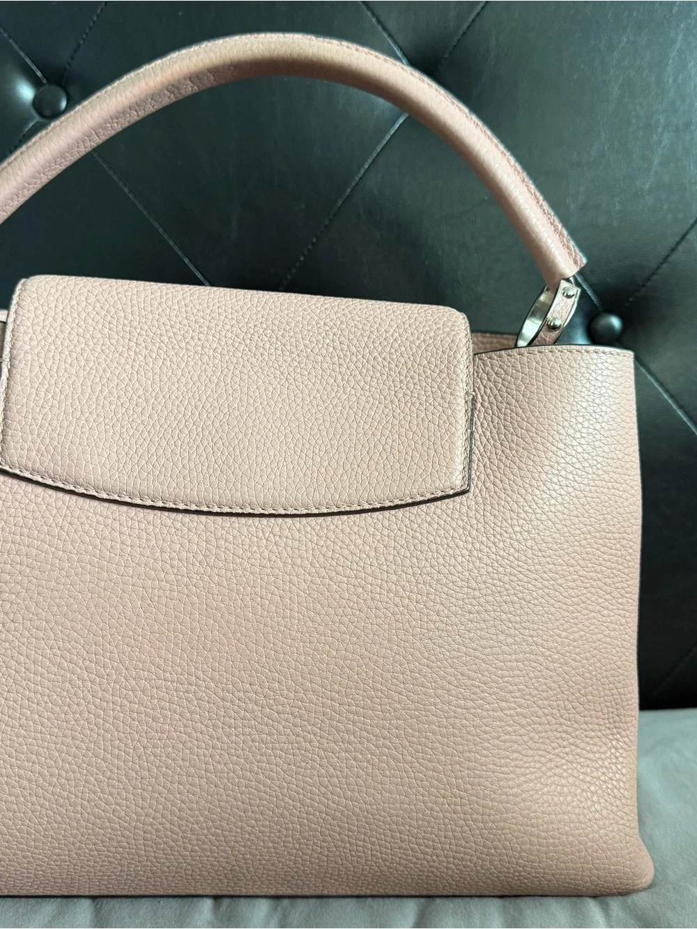 Louis Vuitton Blush Pink Capucines bag
